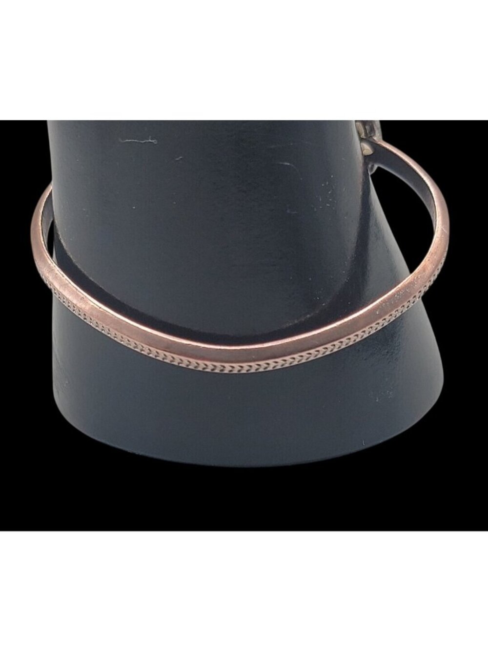Kendra Scott Elton Open Pinch Cuff Bracelet Rose Gold Plated White Druzy Ends - Picture 7 of 12